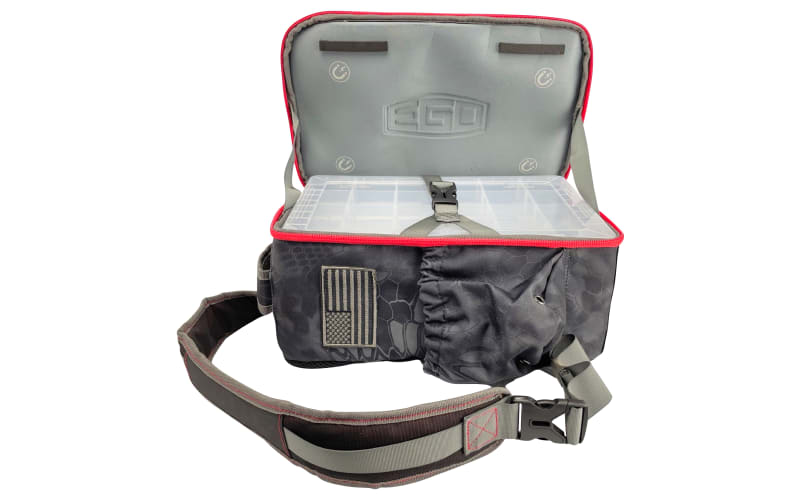 Ego Kryptek Tackle Box Bag w/4 Tackle Trays