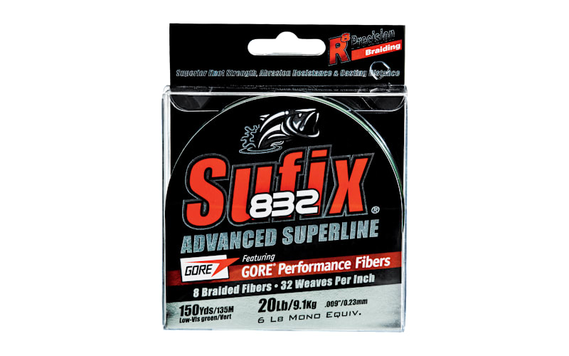 Sufix 832 Advanced Superline Braid Fishing Line - 600 Yards | Bass