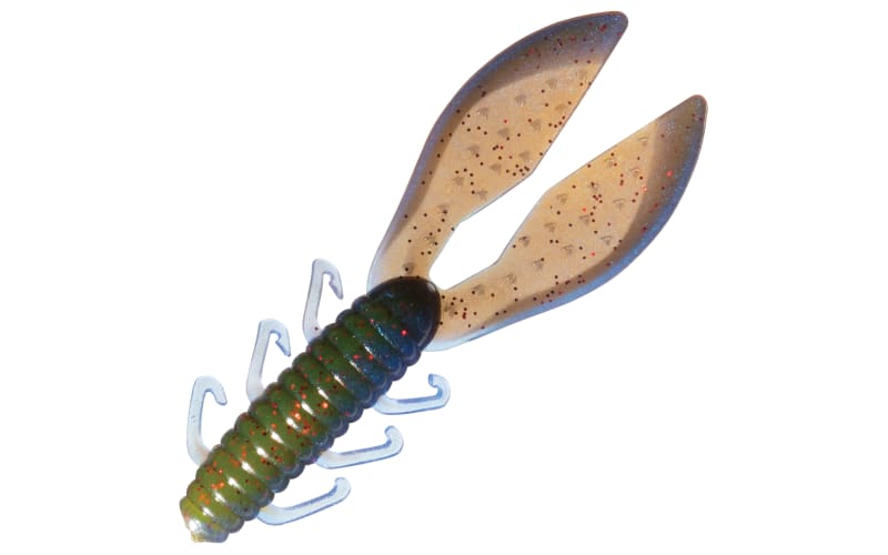 chunk claw fishing lure Paca Sr Enjoy a superior presentation with the flutter action Raptor Tail Chunk - Plumkin