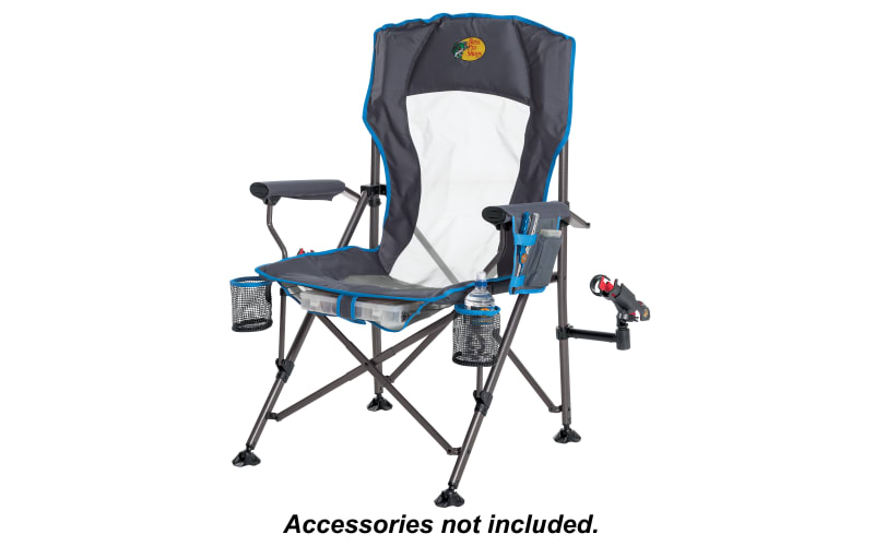 L70 Foldable fishing chair heavy camp / fishing chair adjustable backrest  with rod holder and bait cup multi-function household