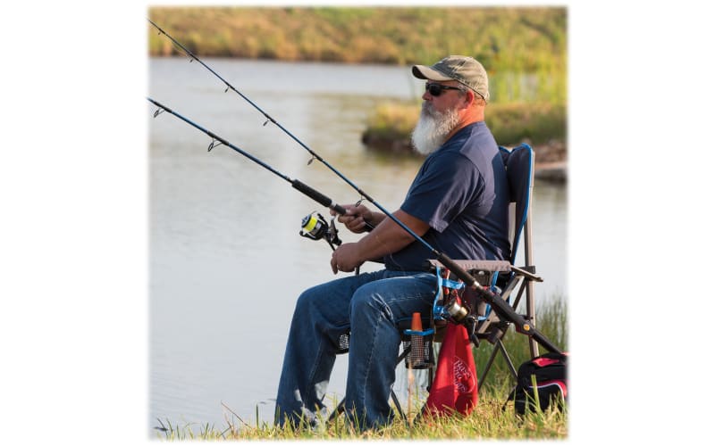 IMPRINTED Backpack Fishing Chair with Cup and Rod Holder - Custom