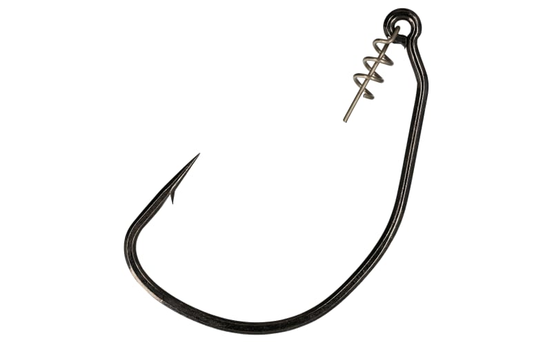 2x fish hooks with twist lock Owner Weighted Twistlock 4/0 which can then be twisted (screwed) onto the TwistLOCK coil spring so that any bait will rig perfectly every time Fishing Hooks Twistlock Hooks Kit