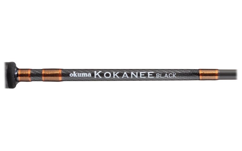  Okuma Rods Kokanee Black L 2-Pcs 4-8 Lbs 1/8-3/4 Oz