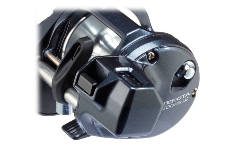 best quality guaranteed Shimano Tekota 600LC R/H Linecounter Fishing Reel  Power Lever Handle Very Clean