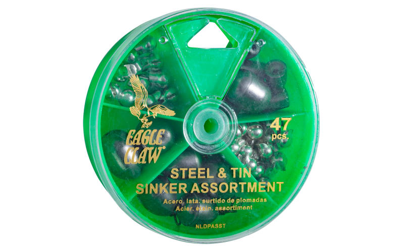 Eagle Claw 47-Piece Lead-Free Sinker Assortment Bass Pro Shops