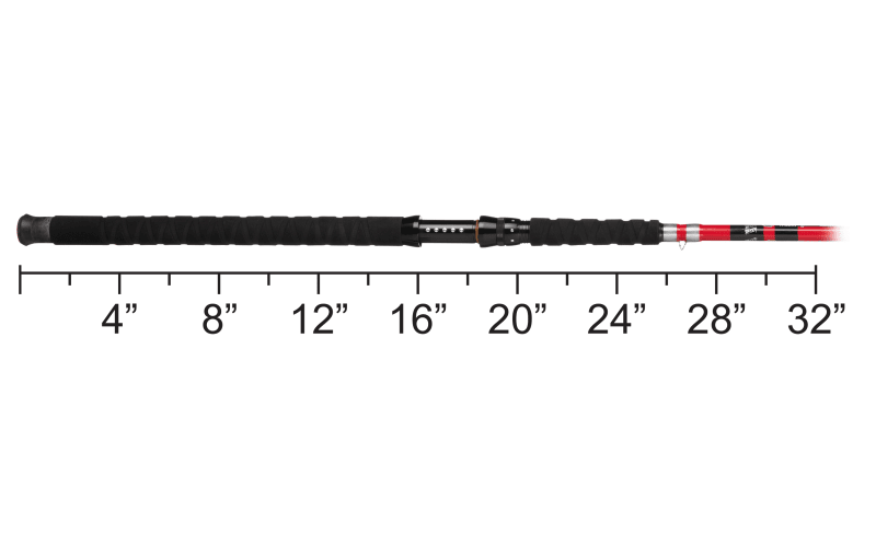 BnM Fishing® MAG10Cn - Silver Cat Magnum Redesign 10' 2-Piece Casting Rod 