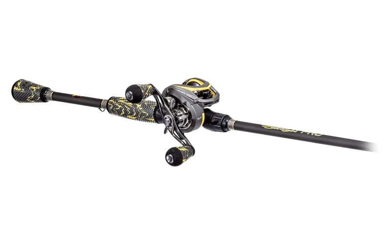 bass pro shop tournament pro baitcast reel Lew's Low Profile anodized aluminum spool Smooth 5 Team Lew's Pro-Ti Baitcast Reel