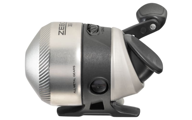 Zebco 33 Spincast Fishing Reel, Quickset Anti-Reverse with Bite Alert,  Smooth Dial-Adjustable Drag, Powerful All-Metal Gears with a Lightweight