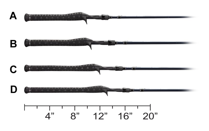良品】BassProShops CRANKIN STICK IM6 CS601MLT ベイトロッド 6