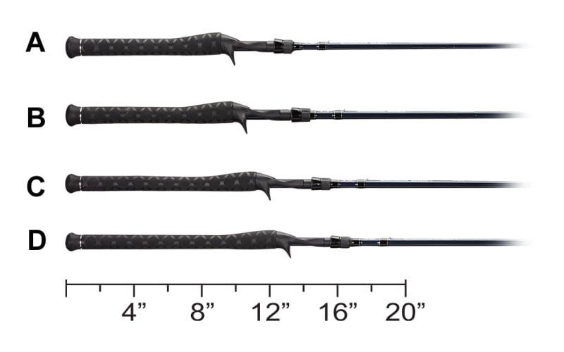 Cabela's Tournament ZX Bass Casting Rods - Black, Freshwater Fishing