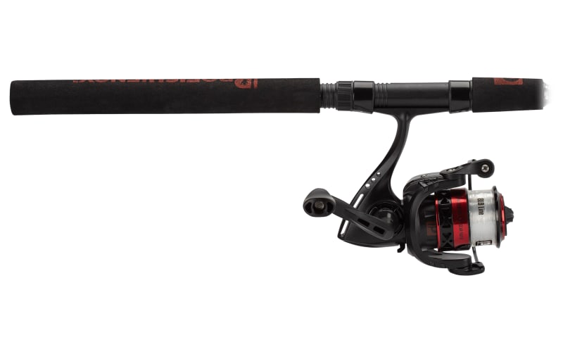 5' Red/Black Spincast Combo with Fully Loaded Pocket Tackle Box |  Profishiency