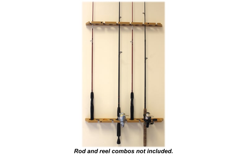 Rush Creek 11-Rod 3-in-1 Wall and Ceiling Rod Rack
