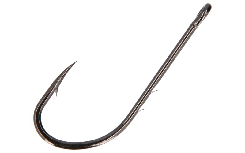 basstar fishing hooks Bass Pro Shops CatMaxx Baitholder Hooks - 7/0 - Black Nickel