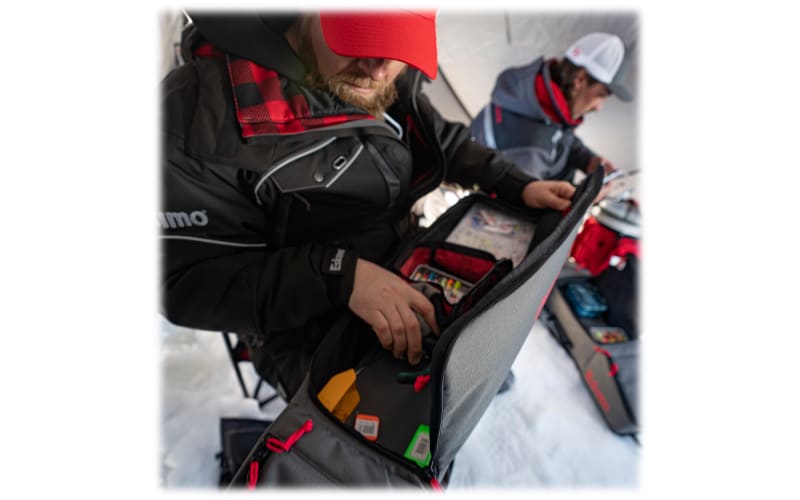 39123 Eskimo Ice Fishing Rod Locker 32 Carry Storage Transport