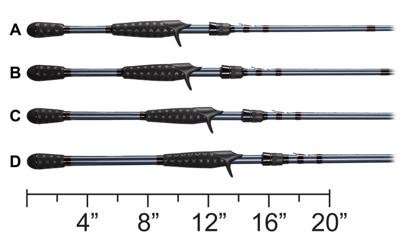Bass Pro Shops Pro Qualifier Casting Rod - 6'6 - Medium Heavy - Fast - 1 Piece - B