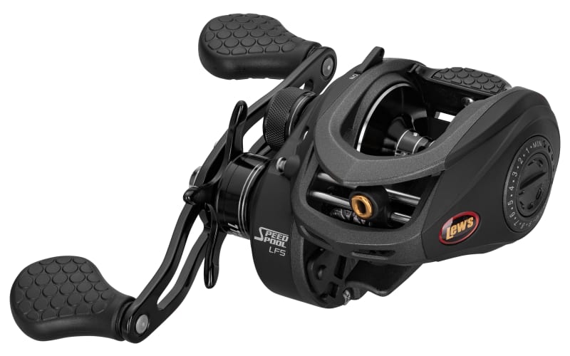 Lews baitcaster reel top