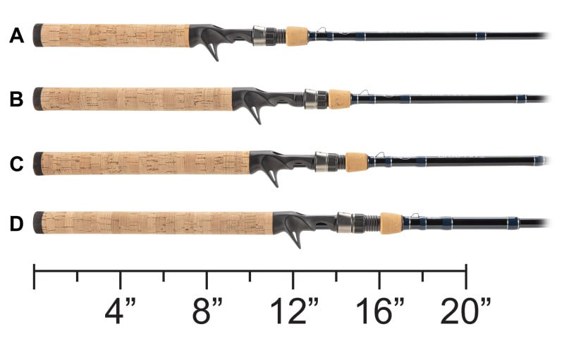 Bass Pro Shops Graphite Series Spinning Rod - 6'6 - Medium - 2 Pieces - B
