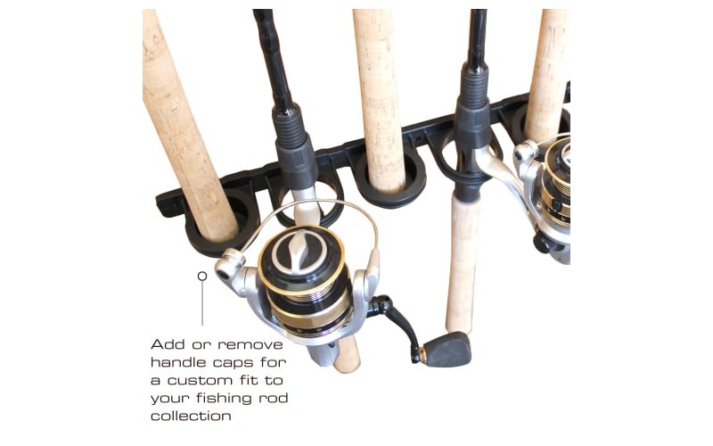 Ceiling or Wall Mount Storage - 10 Fishing Pole / Rod Holder
