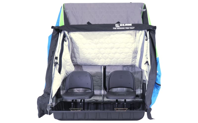 Clam Ice Team Nanook XT Thermal Ice Shelter-Blue