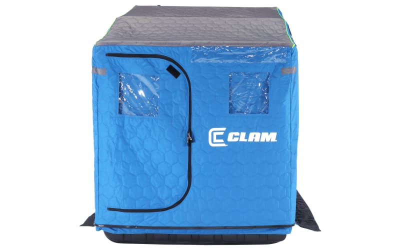 Clam Ice Team Nanook XT Thermal Ice Shelter-Blue
