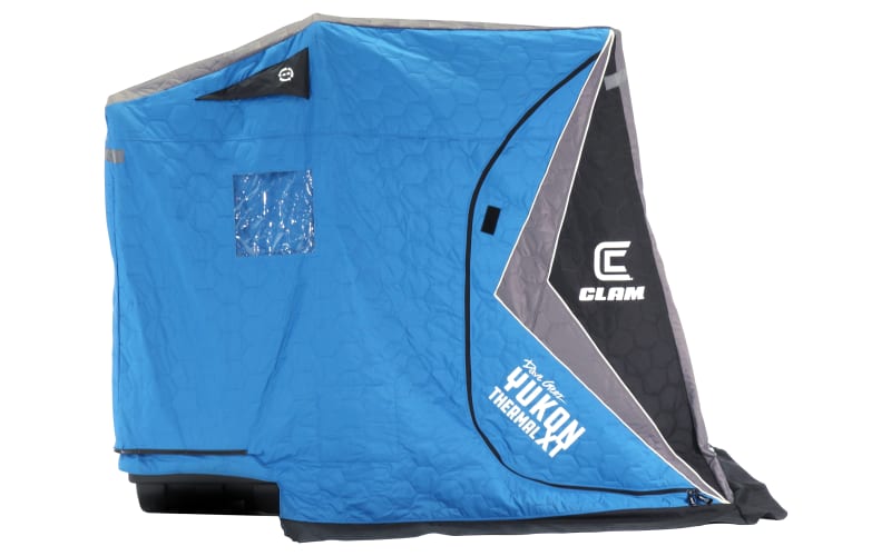 Clam Yukon XT Thermal Ice Shelter-Blue