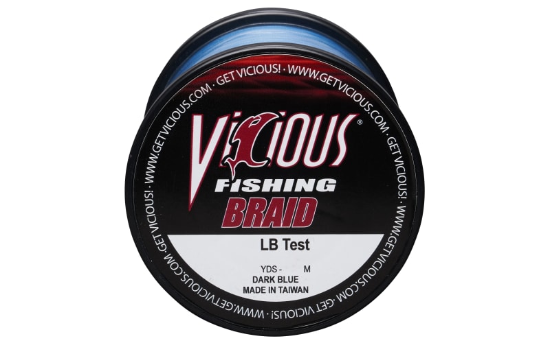 vicious braided fishing line Vicious Fishing Standard Braid Fishing Line