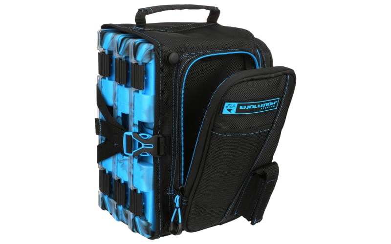 Blue/Black Drift Series Colored 3600 Tackle Box by Evolution