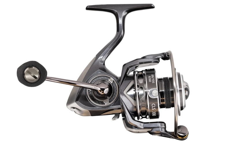  Lew's Custom Lite Series Spinning Fishing Reel, 10+1 Stainless  Steel Ball Bearings, Size 300 Reel, 6.2:1 Gear Ratio, Right or Left-Hand  Retrieve, Carbon Grey : Sports & Outdoors