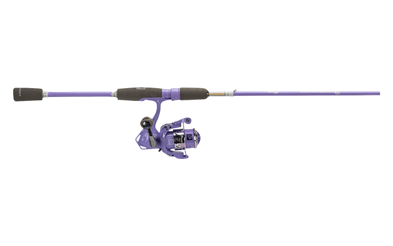 Purple Line Spinning Reel Fishing Icon Stock Illustration