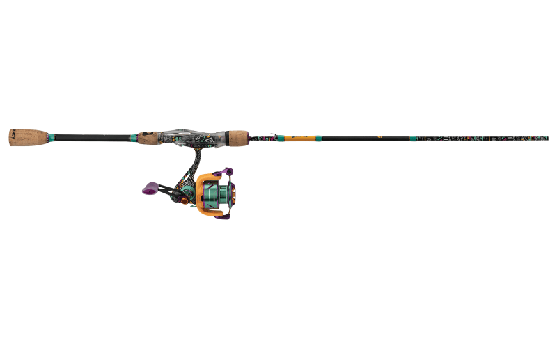 Profishiency Krazy 3 Micro Spinning Rod and Reel Combo - 5ft 8in, Medium  Light Power, 2pc