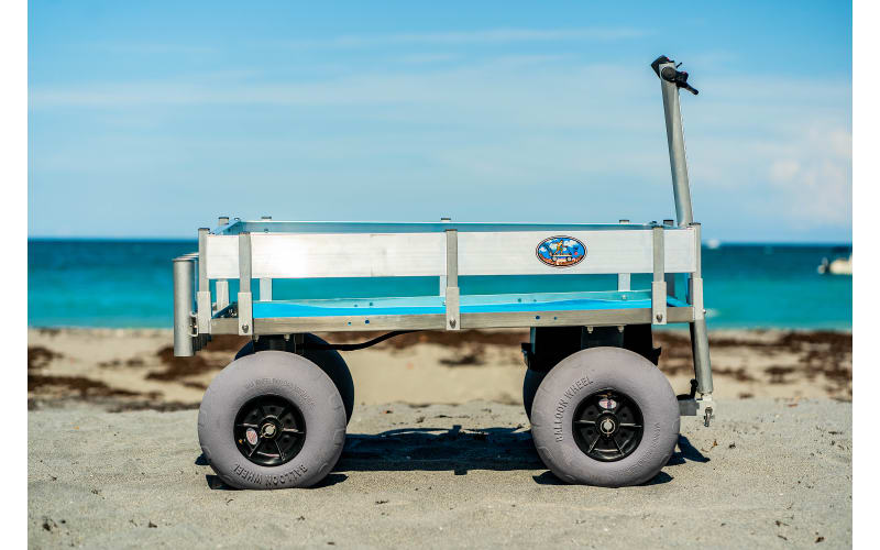 2-Wheel Beach Wagon Cart with Balloon Tires - Kahuna Outfitters