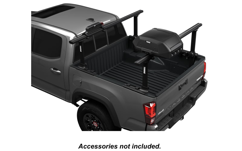 bass fishing truck accessories SPIRRELAB Aluminum Rod Holder for Bed Holds 4 Fishing Rods perfect for hauling long materials Bass Pro Shops TrailGear Truck