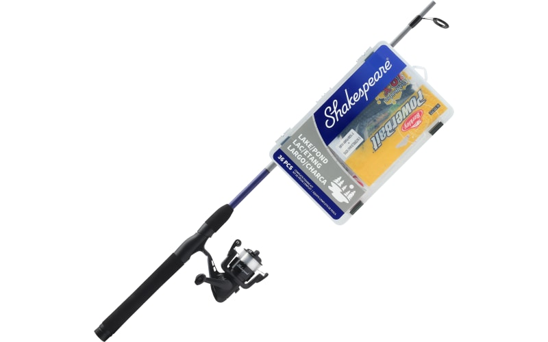 Shakespeare Catch More Fish Lake Pond Spinning Rod and Reel