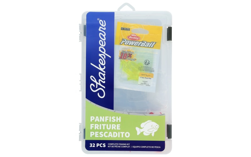 basic tackle box panfish Shakespeare Catch More Fish Kit jigs and accessories Mystery Tackle Box Regular Panfish