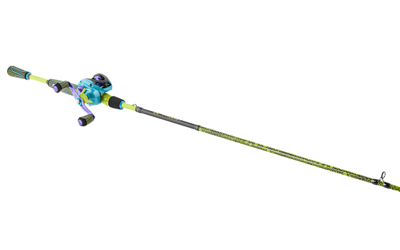 bass pro shop viper baitcast combo Bass Pro Shops Prodigy Baitcast Combo in Tek Green