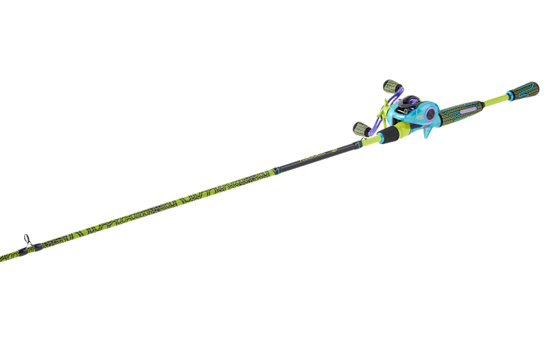 bass pro viper baitcast combo Bass Pro Shops Prodigy Baitcast Combo in Tek Green