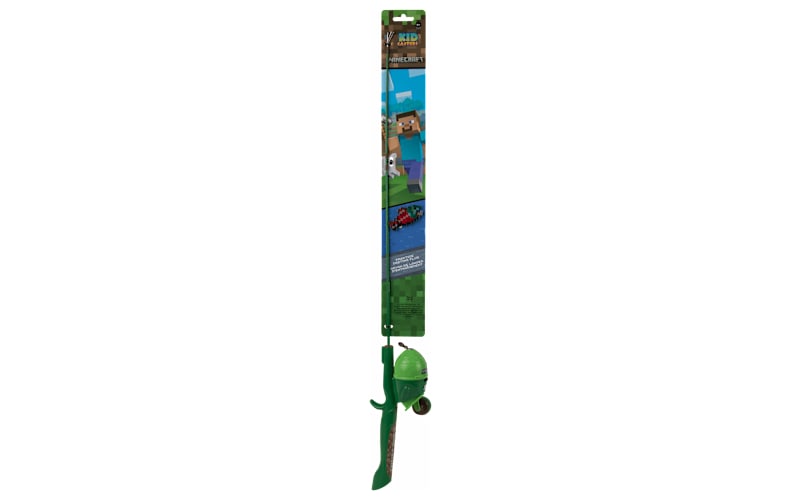 cabela's kids fishing pole Kid Casters Minecraft Youth Fishing Pole