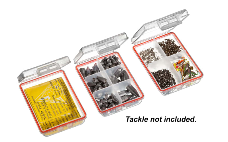 Plano Waterproof Terminal 3Pack Tackle Boxes Clear 106100 - Atlantic  Rigging Supply