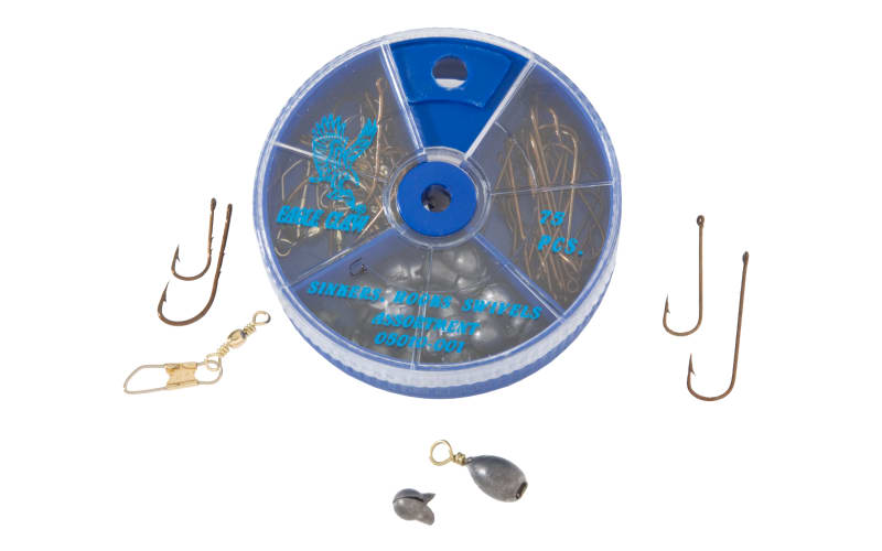 Eagle Claw 75-Piece Hook/Swivel/Sinker Assortment