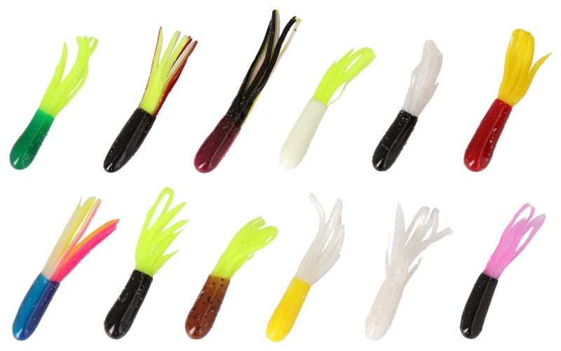 Bass Pro Shops Tournament Series 1-1/2'' Squirmin' Squirts/Crappie Max. 4  Packs!