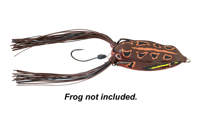 Lake Fork Frog Tail Hook Review - Bass Junkies Frog Pond