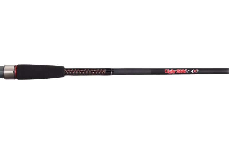  Shakespeare Ugly Stik 4'8” GX2 Spinning Rod, Three Piece  Spinning Rod, 2-6lb Line Rating, Ultra Light Rod Power, Moderate Fast  Action, 1/32-1/4 oz. Lure Rating : Sports & Outdoors