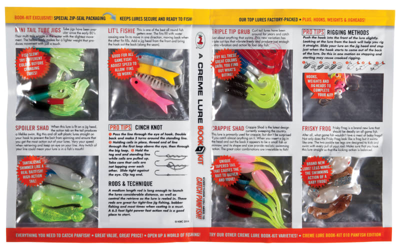 Creme Lures Crappie Fishing Book Kit