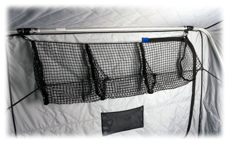 3 pocket cargo net otter fish house Otter Outdoors 3-Pocket Cargo Net