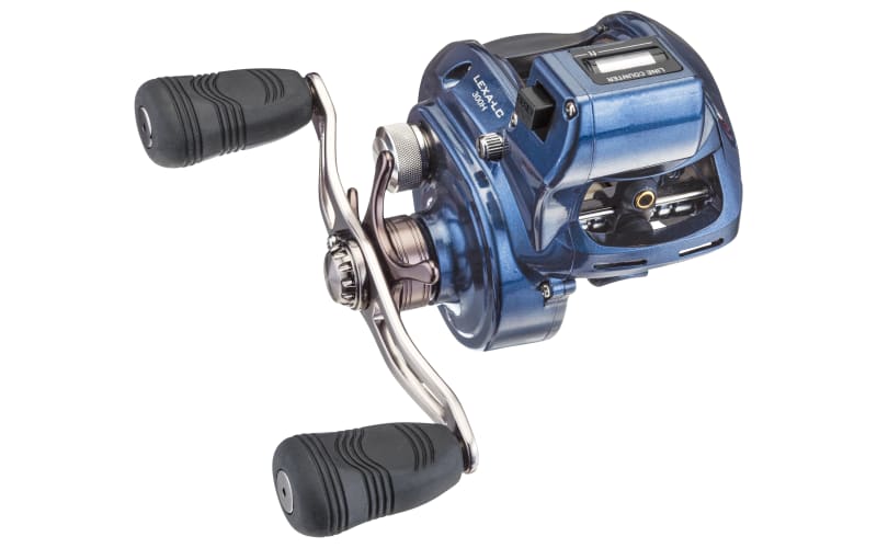 Daiwa Lexa LC400 Power Line Counter Trolling Reel - Low Profile Aluminum Fishing Reel
