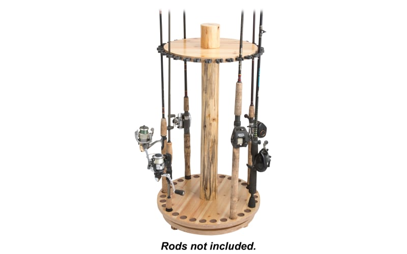 Reel Holder Rush Creek Creations Round Spinning 30 Fishing Rod