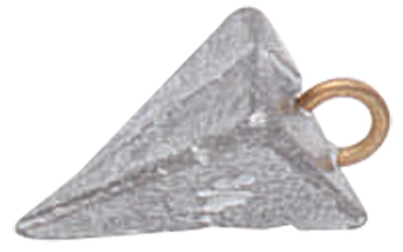 Pyramid Sinkers brass eye 1, 1.5, 2, 2.5, 3, 4, 5, or 6 oz. lead weight  fishing