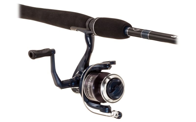 Bass Pro Shops Stampede Front Drag Reel and Rod Spinning Combo - 40 - 7' - Medium Heavy