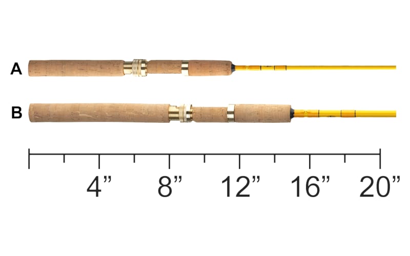 Bass Pro Shops Micro Lite Glass Spinning Rods - Aluminum