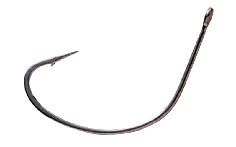 best hook for large shinner bass fishing Gamakatsu Shiner Hook Straight Eye 51415 Black 5/0